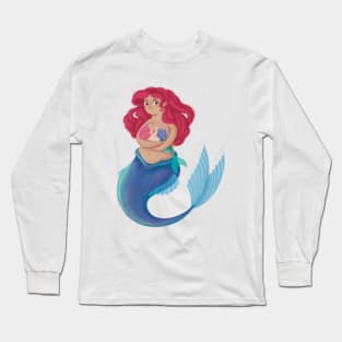 Mermaid Mama Long Sleeve T-Shirt